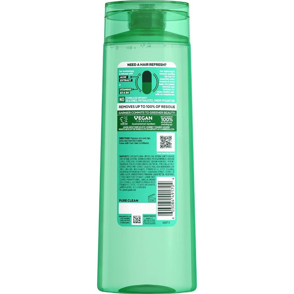 Garnier Fructis Pure Clean Purifying Shampoo - Picture 2 of 7
